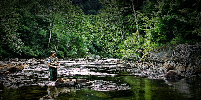 Fly Fishing - Snoqualmie, WA.